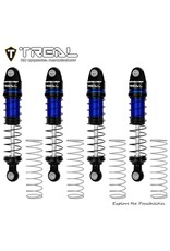 TREAL TRLX004CQY2HL 59MM LONG TRAVEL SHOCK SET FOR TRAXXAS TRX-4M® & TRX-4MT™ (BLUE) (4) (FRONT/REAR)
