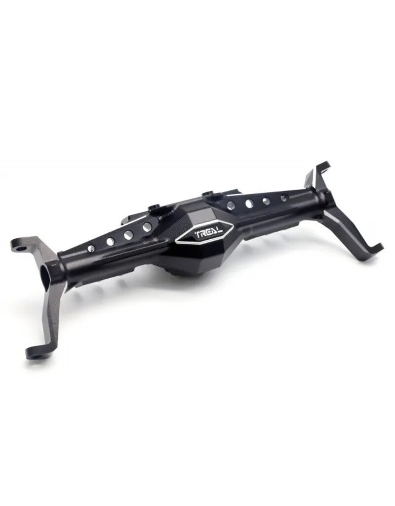 TREAL TRLX002KS7ZYZ  AXIAL CAPRA CNC ALUMINUM ONE PIECE FRONT AXLE HOUSING (BLACK)