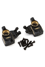 TREAL TRLX003KJY4XN AXIAL UTB18 BRASS FRONT STEERING KNUCKLES (BLACK)