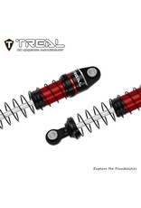 TREAL TRLX004CQY2IP  59MM LONG TRAVEL SHOCK SET FOR TRAXXAS TRX-4M® & TRX-4MT™ (RED) (4) (FRONT/REAR)