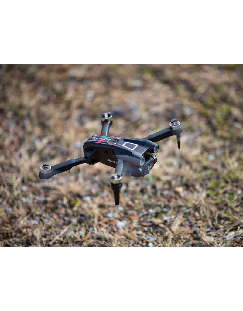 RAGE RC RGR4600 RAGE R/C STINGER BL FPV DRONE WITH 1-AXIS 1080P HD CAMERA & STORAGE CASE