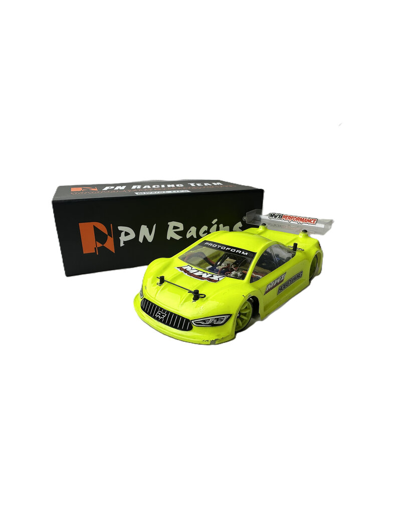 GL RACING MTU2506015 USED MODIFIED OPEN GL RACING GLR FULLY BUILT W/ LEXAN BODY: FLUORESCENT YELLOW