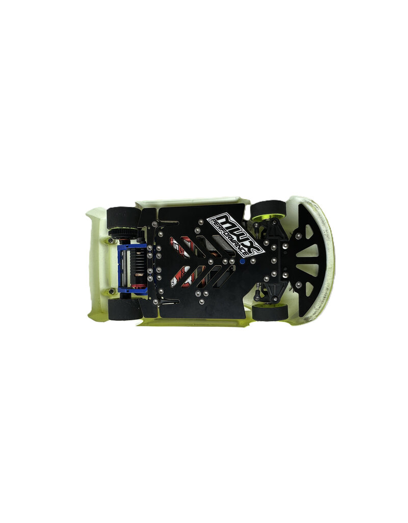 GL RACING MTU2506015 USED MODIFIED OPEN GL RACING GLR FULLY BUILT W/ LEXAN BODY: FLUORESCENT YELLOW