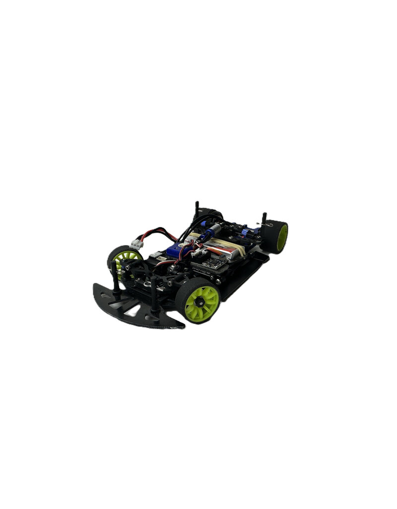 GL RACING MTU2506015 USED MODIFIED OPEN GL RACING GLR FULLY BUILT W/ LEXAN BODY: FLUORESCENT YELLOW