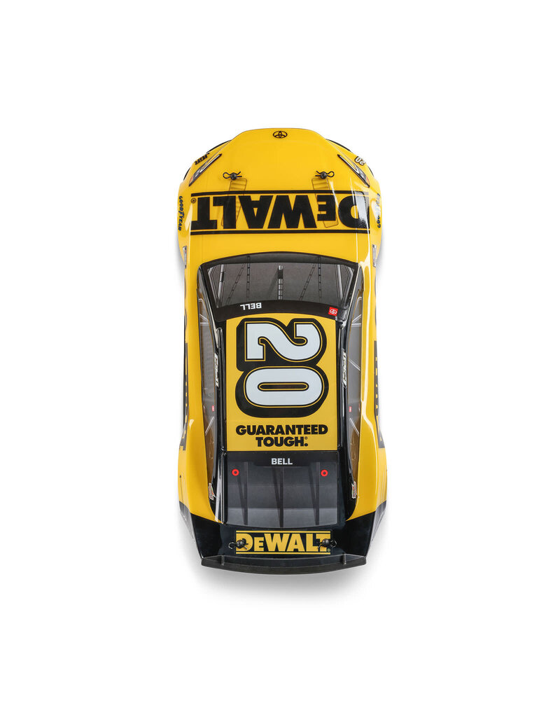 LOSI LOS1122520 1/12 NASCAR RC RACECAR CHRISTOPHER BELL® #20® 2025 DEWALT TOYOTA CAMRY XSE 2S AWD RTR BRUSHED ON-ROAD (BATTERY & CHARGER INCLUDED), YELLOW