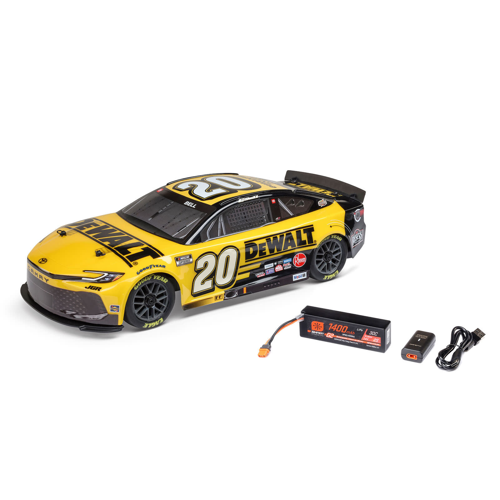 LOS1122520 1/12 NASCAR RC RACECAR CHRISTOPHER BELL® #20