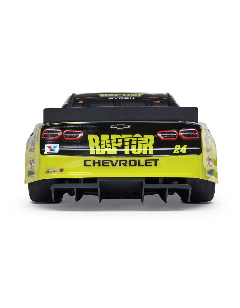 LOSI LOS1122524 1/12 NASCAR RC RACECAR WILLIAM BYRON NO. 24 2025 RAPTOR CHEVROLET CAMARO ZL1 2S AWD BRUSHED ON-ROAD (BATTERY & CHARGER INCLUDED), BLACK