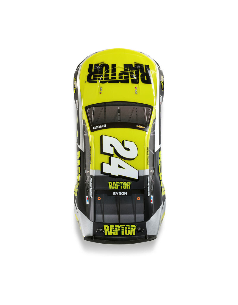 LOSI LOS1122524 1/12 NASCAR RC RACECAR WILLIAM BYRON NO. 24 2025 RAPTOR CHEVROLET CAMARO ZL1 2S AWD BRUSHED ON-ROAD (BATTERY & CHARGER INCLUDED), BLACK