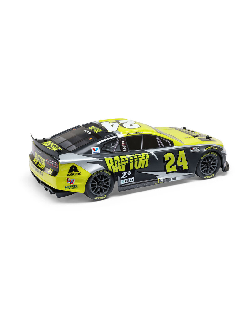 LOSI LOS1122524 1/12 NASCAR RC RACECAR WILLIAM BYRON NO. 24 2025 RAPTOR CHEVROLET CAMARO ZL1 2S AWD BRUSHED ON-ROAD (BATTERY & CHARGER INCLUDED), BLACK