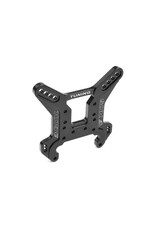 TEAM CORALLY COR00180-423 SHOCK TOWER - REAR - SWISS MADE 7075 T6 - 5MM - HARD ANODIZED - BLACK