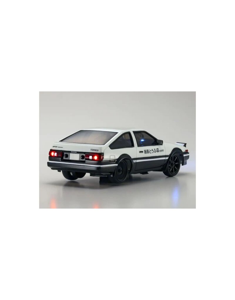 KYOSHO KYO66617A FIRST MINI-Z INITIAL D TOYOTA SPRINTER TRUENO AE86 W/ CARBON WH/BL
