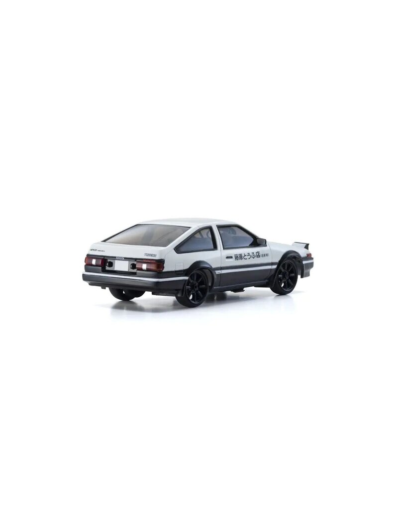 KYOSHO KYO66617A FIRST MINI-Z INITIAL D TOYOTA SPRINTER TRUENO AE86 W/ CARBON WH/BL
