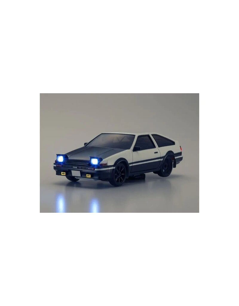 KYOSHO KYO66617A FIRST MINI-Z INITIAL D TOYOTA SPRINTER TRUENO AE86 W/ CARBON WH/BL