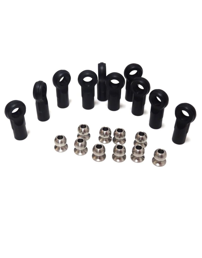 PRIMAL RC PRCR0031 CHALLENGER SUSPENSION AND PUSH PULL STEERING BALL ENDS
