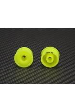 PN RACING PN MR2089R0-19 2WD DELRIN FORMULA REAR WHEELS 0 OFFSET: YELLOW (2)