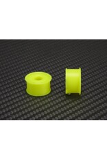 PN RACING PN MR2089R0-19 2WD DELRIN FORMULA REAR WHEELS 0 OFFSET: YELLOW (2)