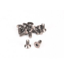 PN RACING PN 700725 M2X5 TITANIUM COUNTERSUNK HEX MACHINE SCREW (10PCS)