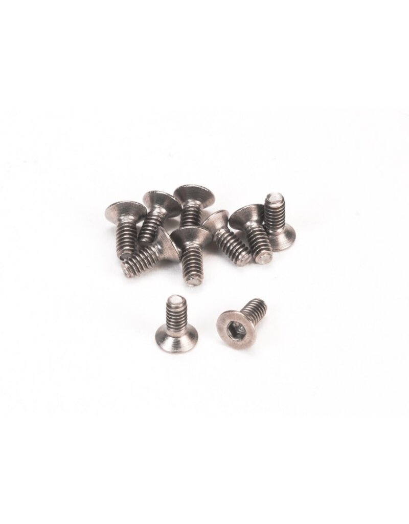 PN RACING PN 700725 M2X5 TITANIUM COUNTERSUNK HEX MACHINE SCREW (10PCS)