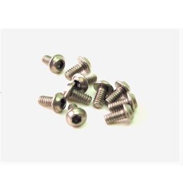 PN RACING KEN PN700924 M2X4 TITANIUM UFO HEAD HEX MACHINE SCREW (10PCS)