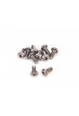 PN RACING PN 700925 M2X4 TITANIUM UFO HEAD HEX MACHINE SCREW (10PCS)