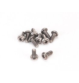 PN RACING KEN PN700925 M2X4 TITANIUM UFO HEAD HEX MACHINE SCREW (10PCS)