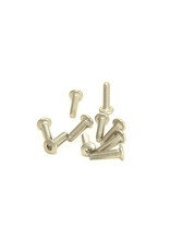 PN RACING KEN PN700628 M2X8 TITANIUM BUTTON HEAD HEX MACHINE SCREW (10)