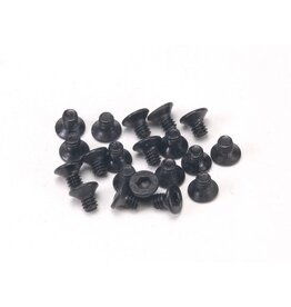 PN RACING KEN PN709903 PN RACING M2X3 COUNTERSUNK HARDENED CARBON STEEL HEX MACHINE SCREW (20PCS)