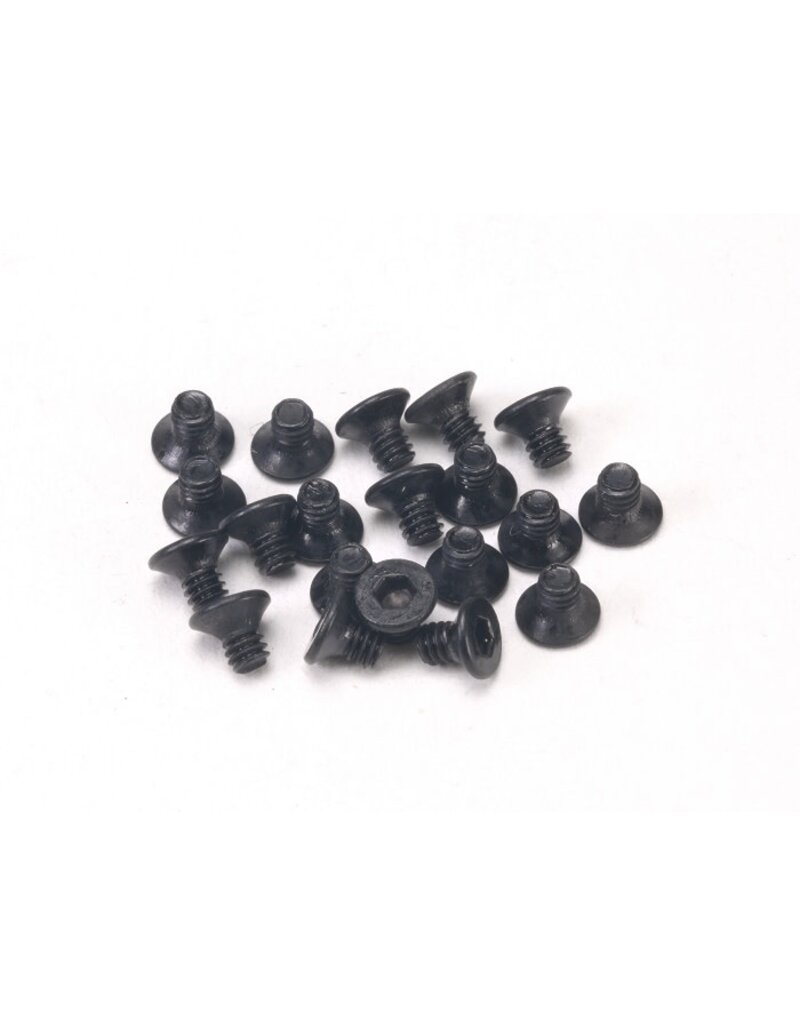 PN RACING KEN PN709903 PN RACING M2X3 COUNTERSUNK HARDENED CARBON STEEL HEX MACHINE SCREW (20PCS)