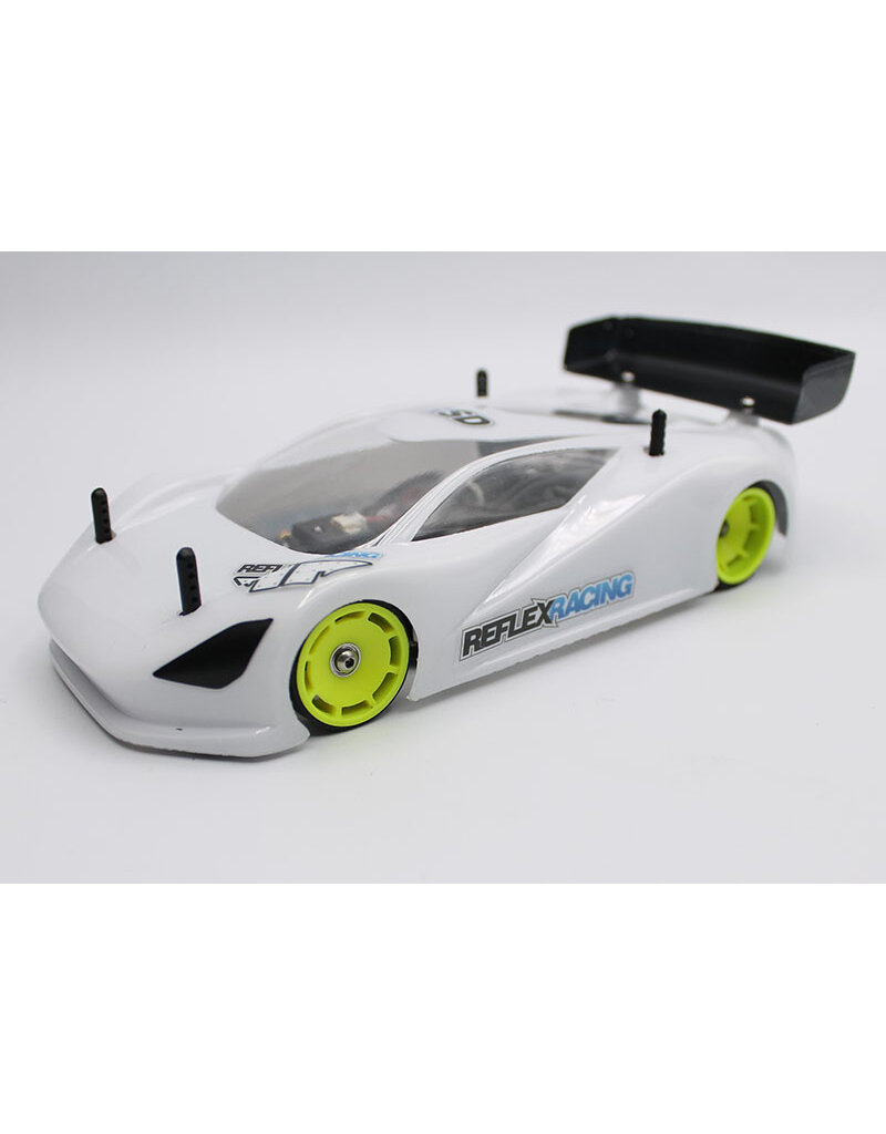 REFLEX RACING REF RX600F0Y REFLEX RACING SPEED DISH WHEEL FRONT - 0 OFFSET (YELLOW)