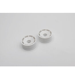 REFLEX RACING REFRX600F0W REFLEX RACING SPEED DISH WHEEL FRONT - 0 OFFSET (WHITE)