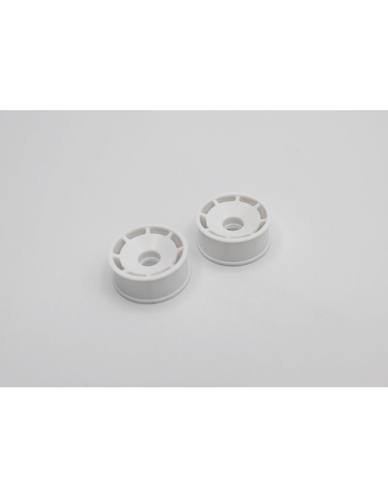 REFLEX RACING REF RX600F0W SPEED DISH WHEEL FRONT 8.5MM WHEELS 0MM OFFSET: WHITE (2)