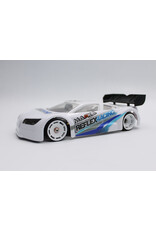 REFLEX RACING REFRX600F0W REFLEX RACING SPEED DISH WHEEL FRONT - 0 OFFSET (WHITE)