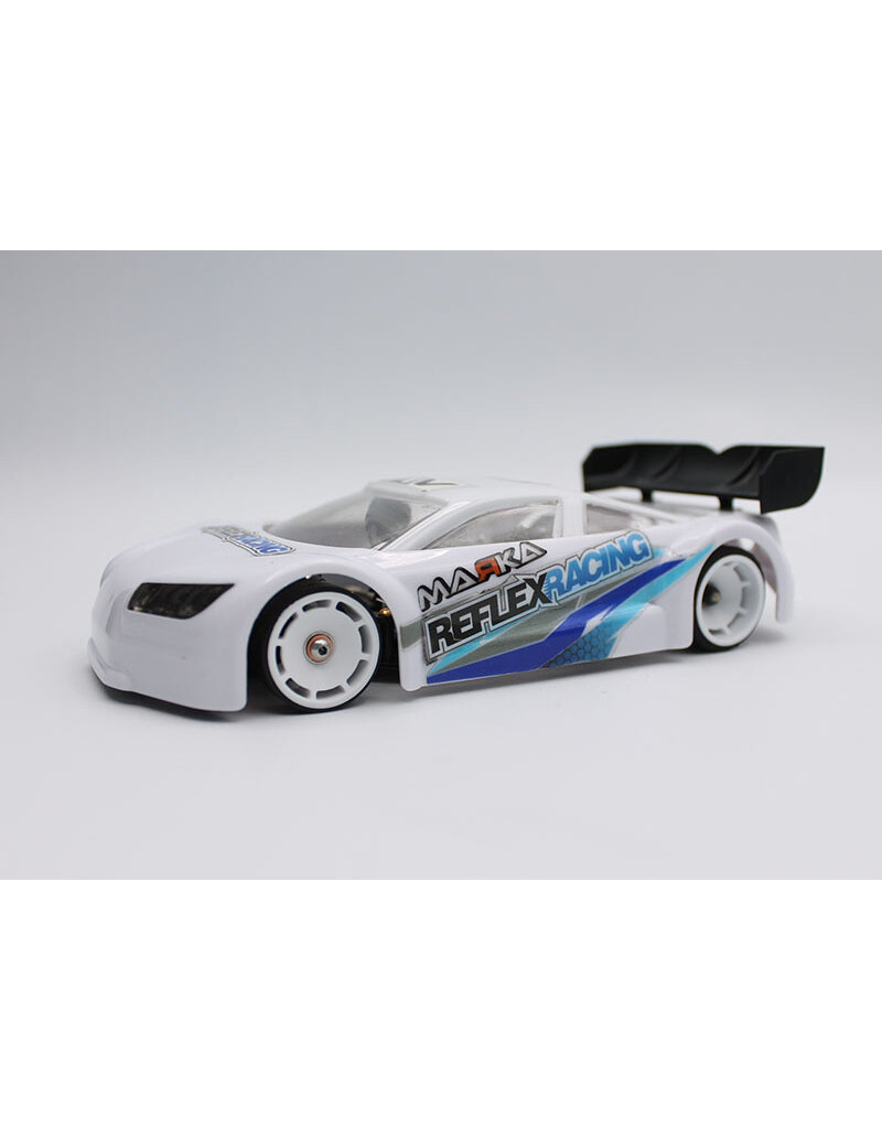 REFLEX RACING REFRX600F0W REFLEX RACING SPEED DISH WHEEL FRONT - 0 OFFSET (WHITE)