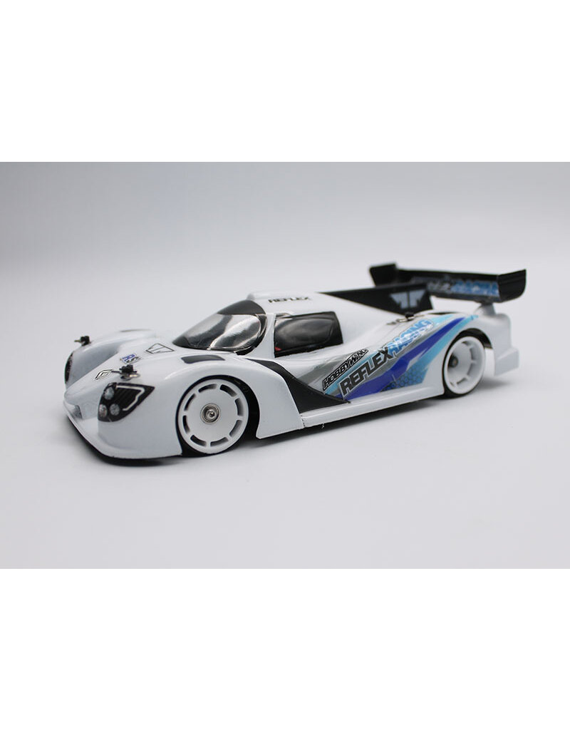REFLEX RACING REFRX600F0W REFLEX RACING SPEED DISH WHEEL FRONT - 0 OFFSET (WHITE)