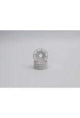 REFLEX RACING REF RX600F0W SPEED DISH WHEEL FRONT 8.5MM WHEELS 0MM OFFSET: WHITE (2)