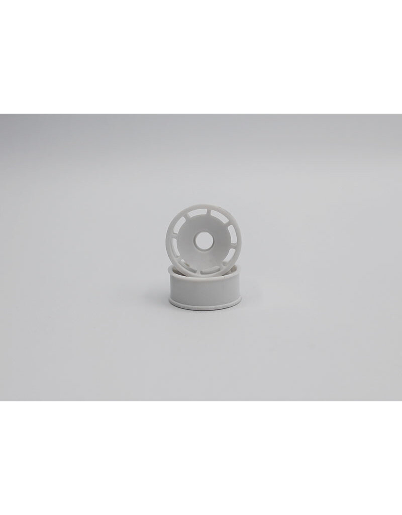 REFLEX RACING REF RX600F0W SPEED DISH WHEEL FRONT 8.5MM WHEELS 0MM OFFSET: WHITE (2)