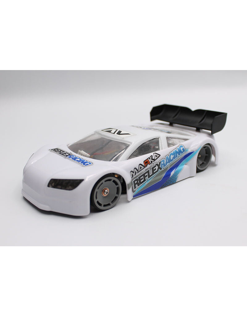 REFLEX RACING REFRX600F0G REFLEX RACING SPEED DISH WHEEL FRONT - 0 OFFSET (GRAY)