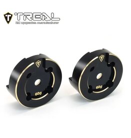 TREAL TRLX003ILIQMN AXIAL UTB18 BRASS PORTAL COVERS (BLACK) (2)