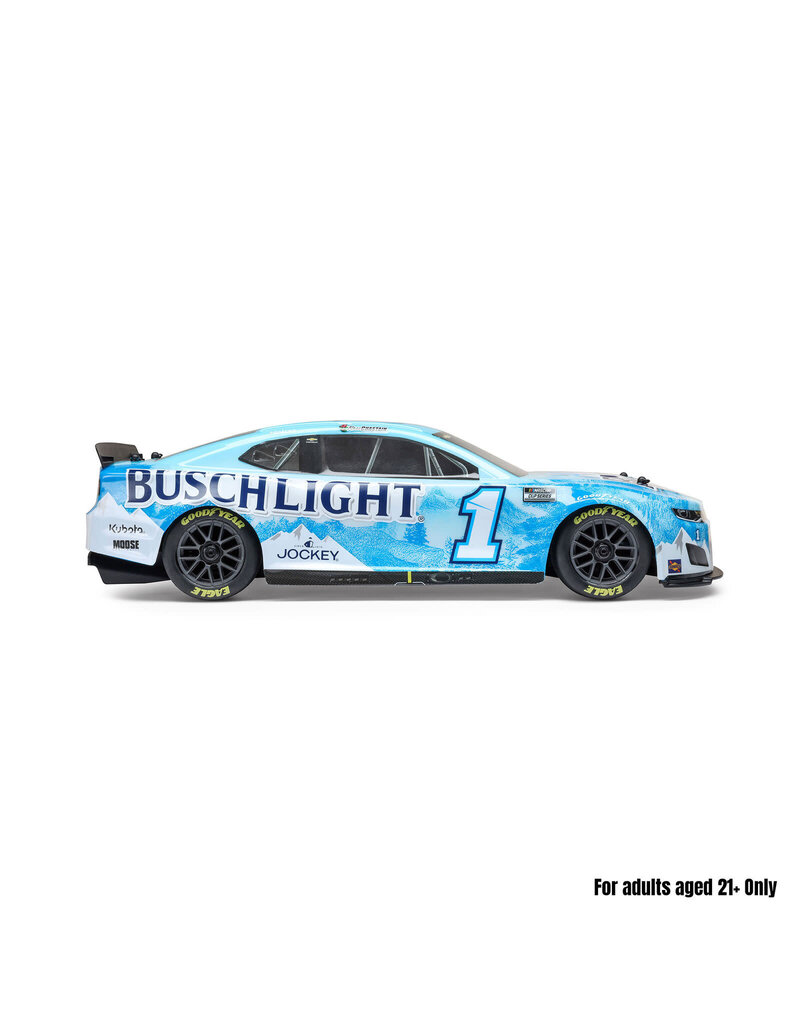 LOSI LOS1122501 1/12 NASCAR RC RACECAR ROSS CHASTAIN NO. 1 2025 BUSCH LIGHT CHEVROLET CAMARO ZL1 2S AWD RTR BRUSHED ON-ROAD (BATTERY & CHARGER INCLUDED), BLUE