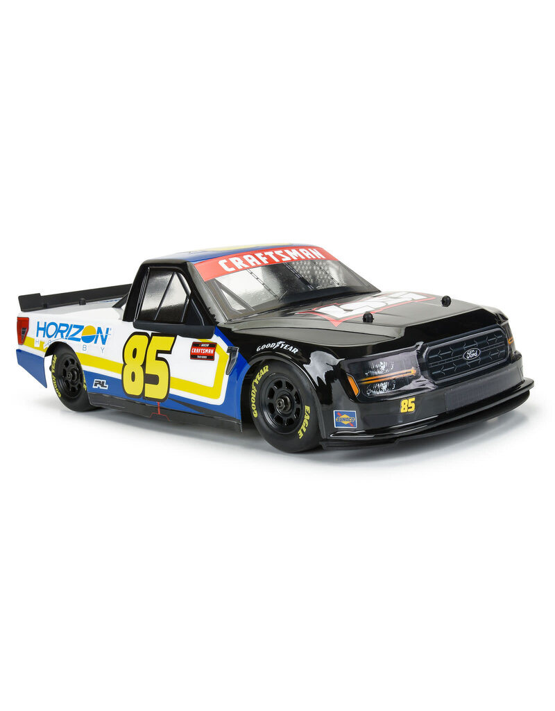 PROLINE RACING PRO365400 PRE-CUT 2024 FORD F-150 NASCAR TRUCK SERIES CLEAR BODY FOR LOSI NASCAR RACECAR