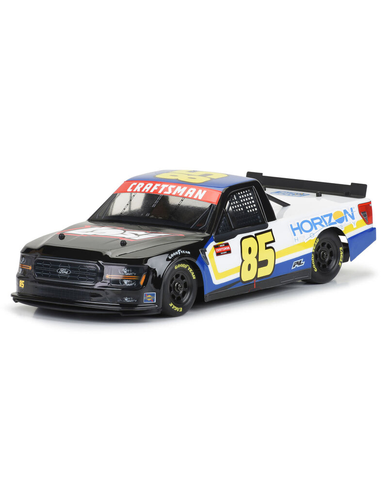 PROLINE RACING PRO365400 PRE-CUT 2024 FORD F-150 NASCAR TRUCK SERIES CLEAR BODY FOR LOSI NASCAR RACECAR