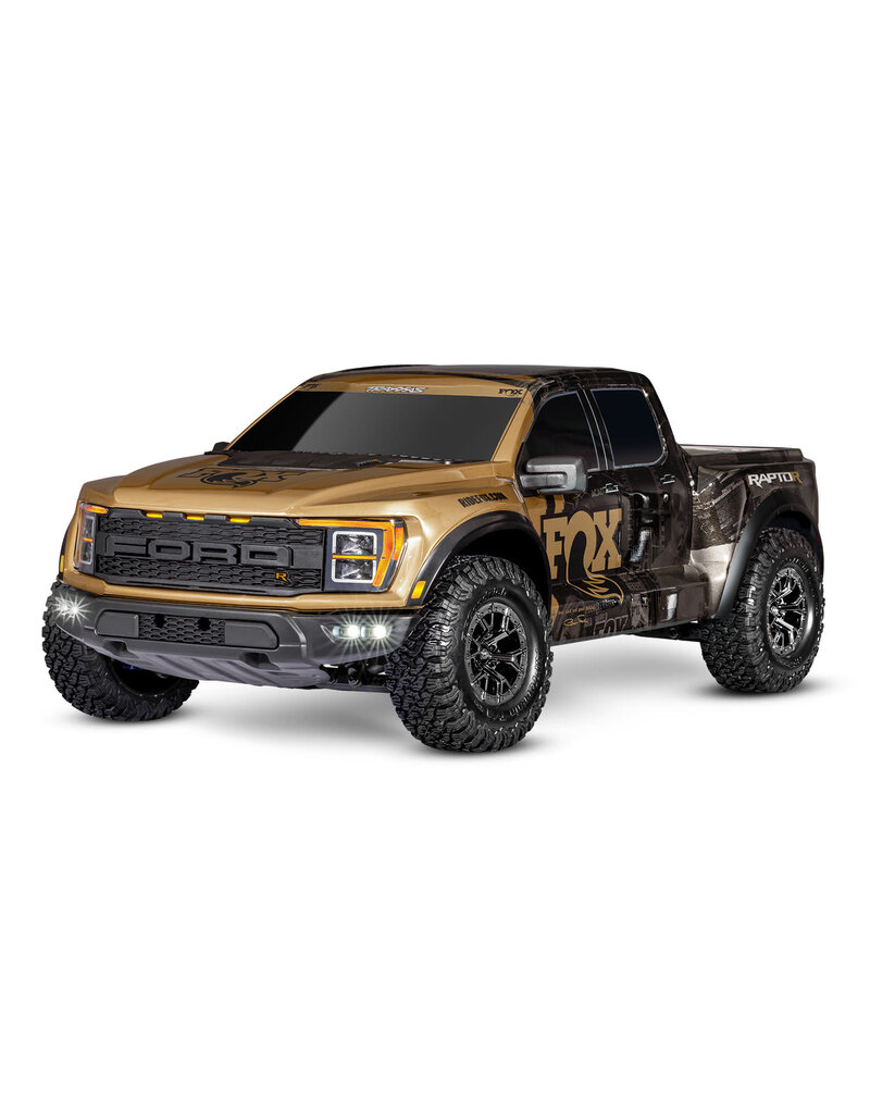 TRAXXAS TRA101177-4-FOXS RAPTOR R 4X4 VXL ULTIMATE: FOX GOLD