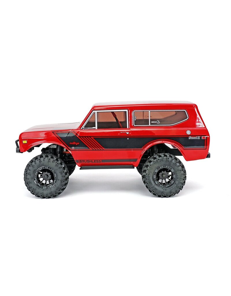 REDCAT RACING RER39153 ASCENT-18 INTERNATIONAL SCOUT II - 1/18 SCALE BRUSHLESS ELECTRIC ROCK CRAWLER RED