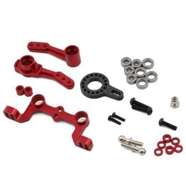 MST MXS-210700R ALUMINUM STEERING RACK ASSEMBLY (RED)