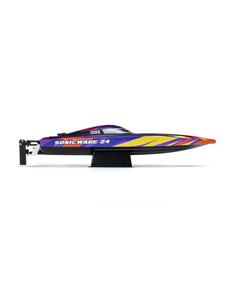 PROBOAT PRB-1992T1 SONICWAKE 24" SELF-RIGHTING BRUSHLESS DEEP-V RTR (BATTERY & CHARGER INCLUDED), RED