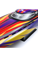 PROBOAT PRB-1992T1 SONICWAKE 24" SELF-RIGHTING BRUSHLESS DEEP-V RTR (BATTERY & CHARGER INCLUDED), RED