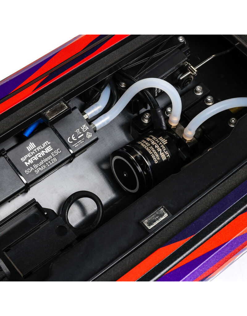 PROBOAT PRB-1992T1 SONICWAKE 24" SELF-RIGHTING BRUSHLESS DEEP-V RTR (BATTERY & CHARGER INCLUDED), RED