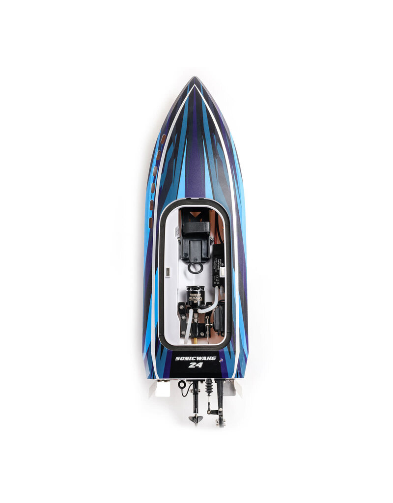 PROBOAT PRB-1992T2	SONICWAKE 24" SELF-RIGHTING BRUSHLESS DEEP-V RTR (BATTERY & CHARGER INCLUDED), BLUE