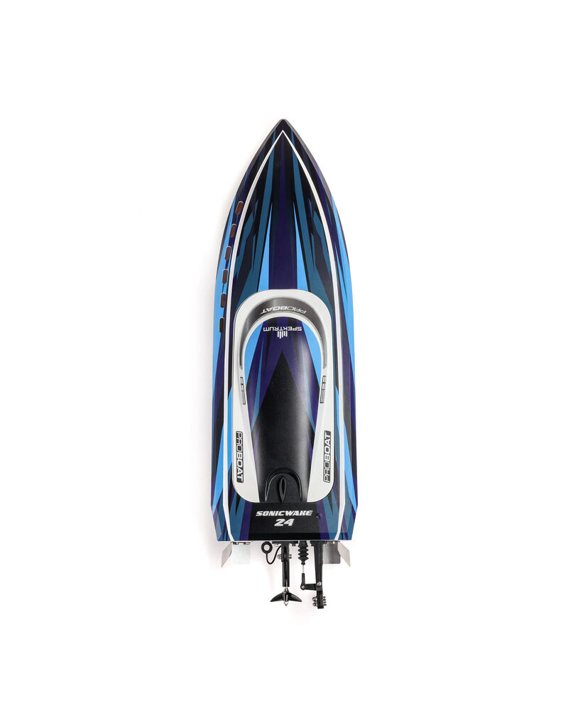 PROBOAT PRB-1992T2	SONICWAKE 24" SELF-RIGHTING BRUSHLESS DEEP-V RTR (BATTERY & CHARGER INCLUDED), BLUE