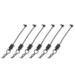 TEAM CORALLY COR00180-614 BODY CLIP RETAINER W/ BODY CLIP BLACK, FOR KAGAMA
